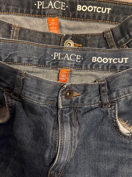 Place Other - 2 pairs Place Boys Bootcut Jeans - Dark Blue Denim